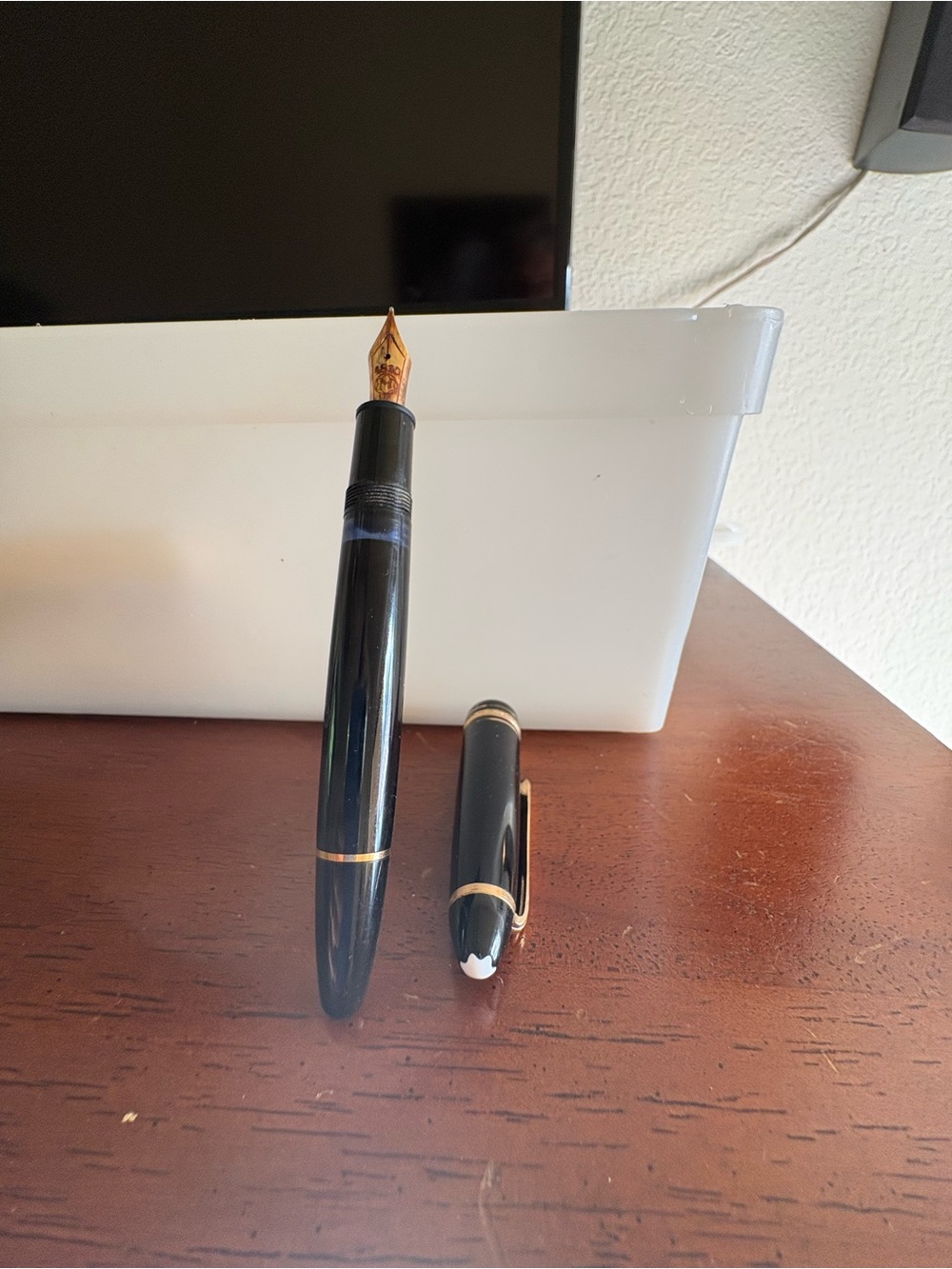 Montblanc Meisterstück 146 Fountain Pen 14C 585 Gold Nib Vintage 4810 Germany